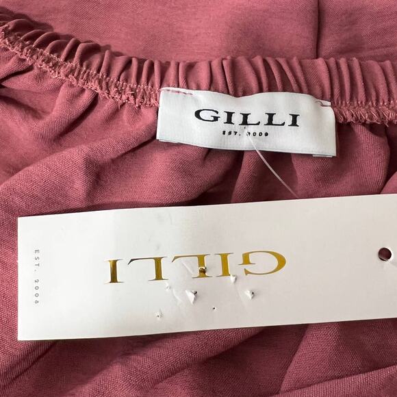 Gilli Pink Mauve Off The Shoulder Blouse Size M NWT - Picture 8 of 9
